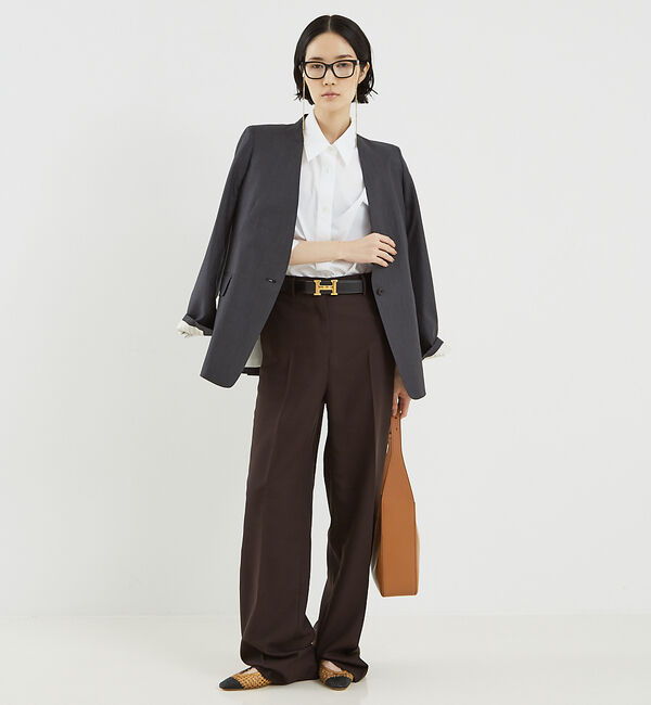 The Store by C' 「【FRANCESCO RUSSO】バイカラーバレリーナパンプス」|パンプス|