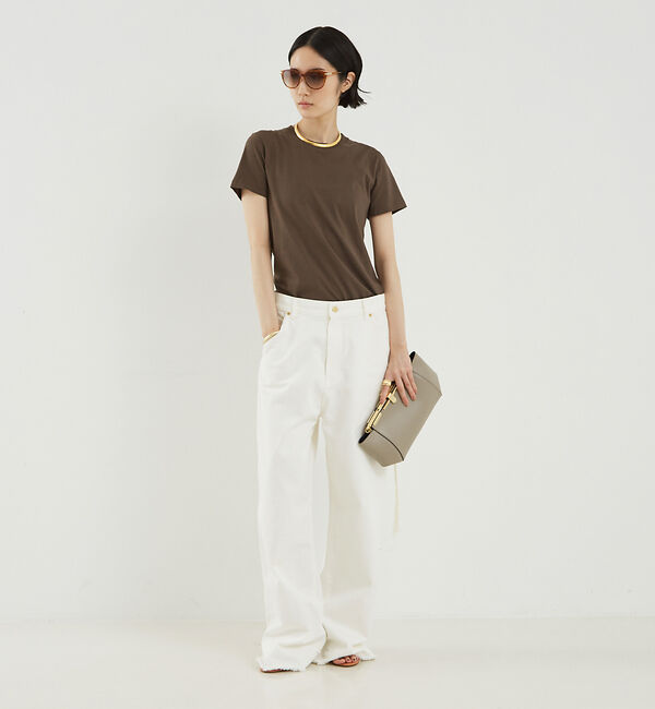 The Store by C' 「【NINETY PERCENT】COTTON CREW NECK T SHIRT」|Tシャツ・カットソー|