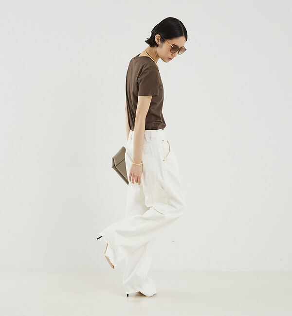 The Store by C' 「【NINETY PERCENT】COTTON CREW NECK T SHIRT」|Tシャツ・カットソー|