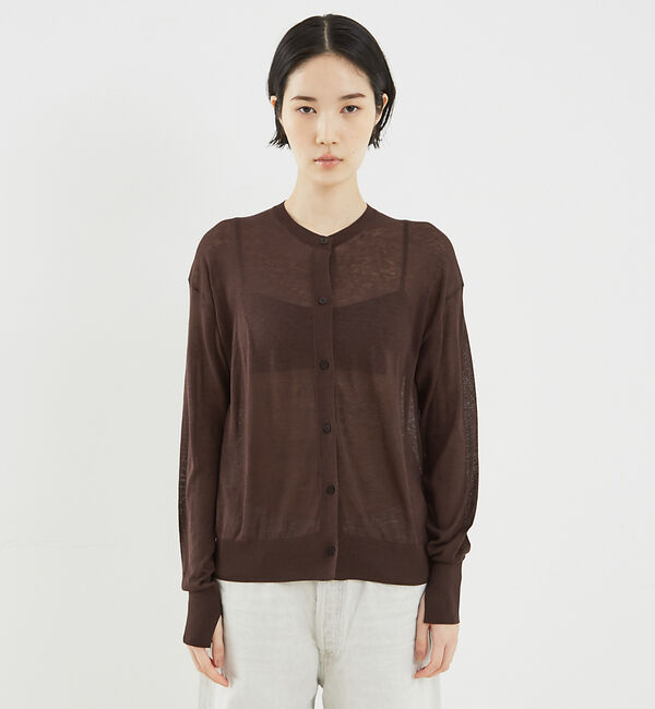The Store by C' 「【COCUCA】シルクカーディガン」|カーディガン|