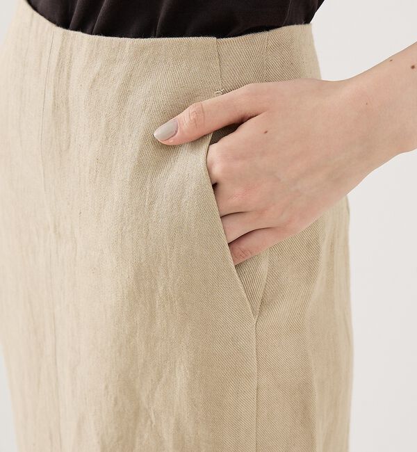 The Store by C' 「【COCUCA】リネンストレートスカート」|スカート|