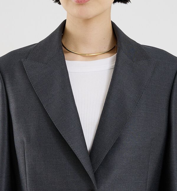 The Store by C' 「【COCUCA】ピークドマスキュリンジャケット」|テーラードジャケット|