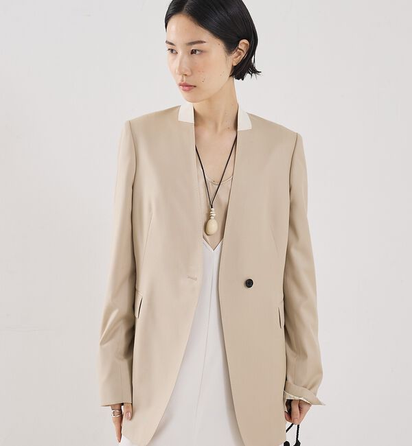 The Store by C' 「【COCUCA】ノーカラージャケット」|ノーカラージャケット|