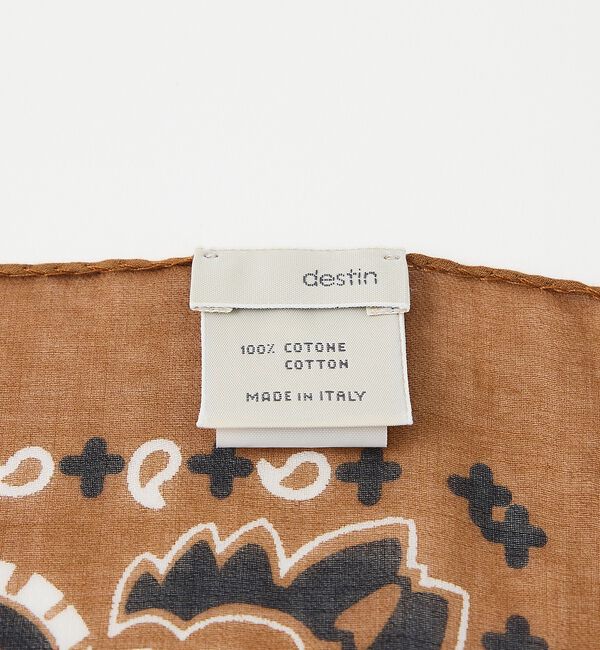 The Store by C' 「【destin】COT BANDANA／コットンバンダナ59&times;59【予約】」|バンダナ・スカーフ|
