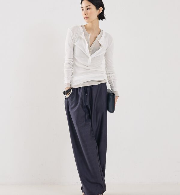 The Store by C' 「【COCUCA】ヘンリーリブプルオーバー」|Tシャツ・カットソー|