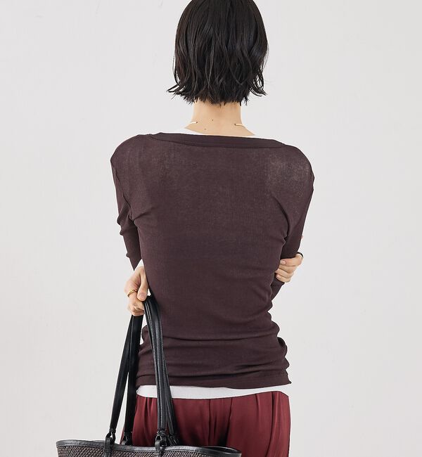 The Store by C' 「【COCUCA】ヘンリーリブプルオーバー」|Tシャツ・カットソー|