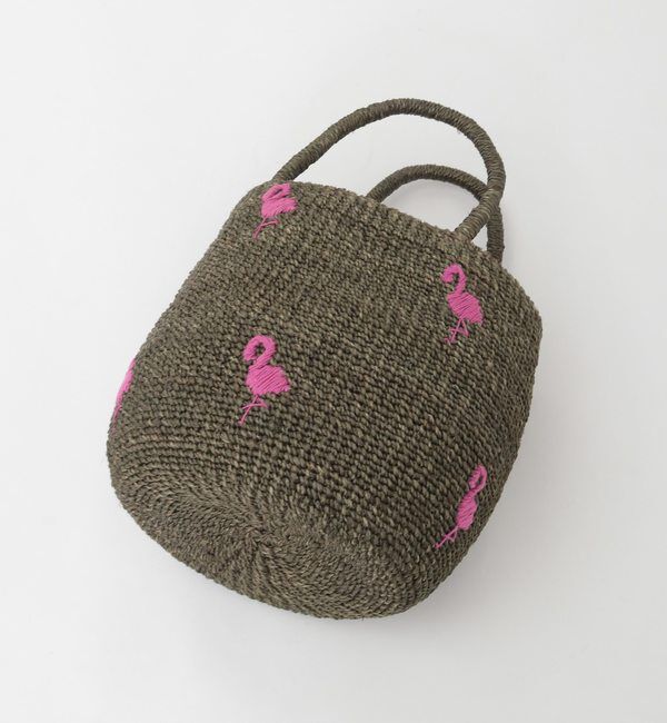 TIARA「【BAGMATI/バグマティ】フラミンゴかごバッグ（BBK26-SS12）」|かごバッグ|