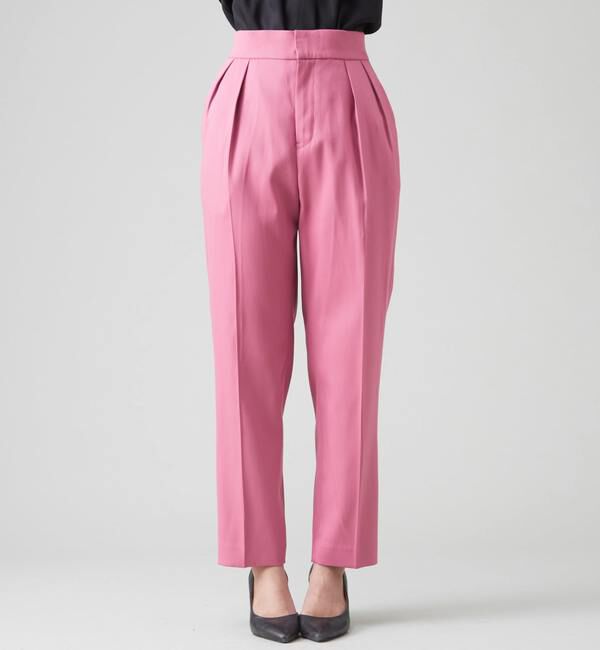 Liesse「マットサテン2タックコクーンパンツ」|その他|