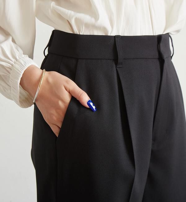 Liesse「ツイルストレッチストレートパンツ（セットアップ対応可）」|その他|