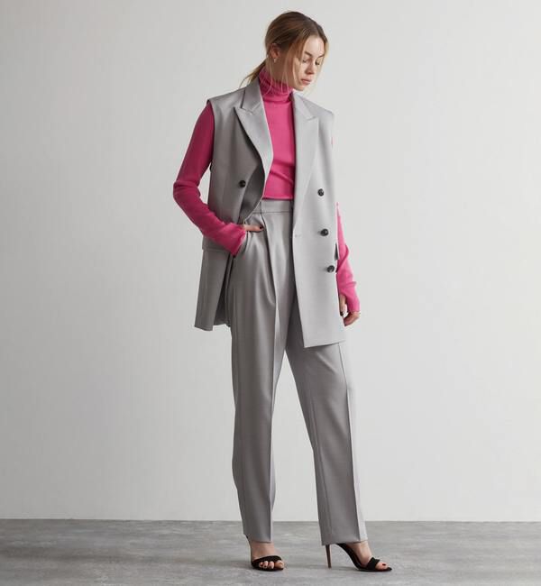 Liesse「ツイルストレッチストレートパンツ（セットアップ対応可）」|その他|