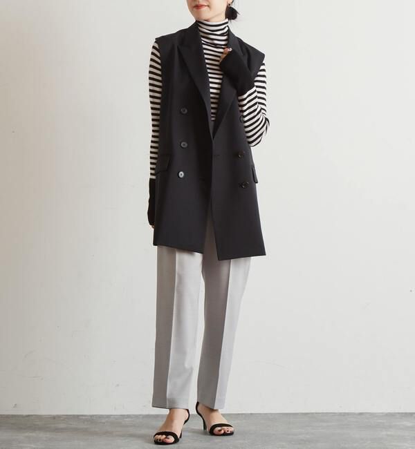 Liesse「ツイルストレッチストレートパンツ（セットアップ対応可）」|その他|