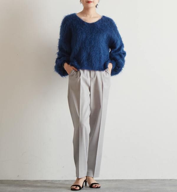 Liesse「ツイルストレッチストレートパンツ（セットアップ対応可）」|その他|