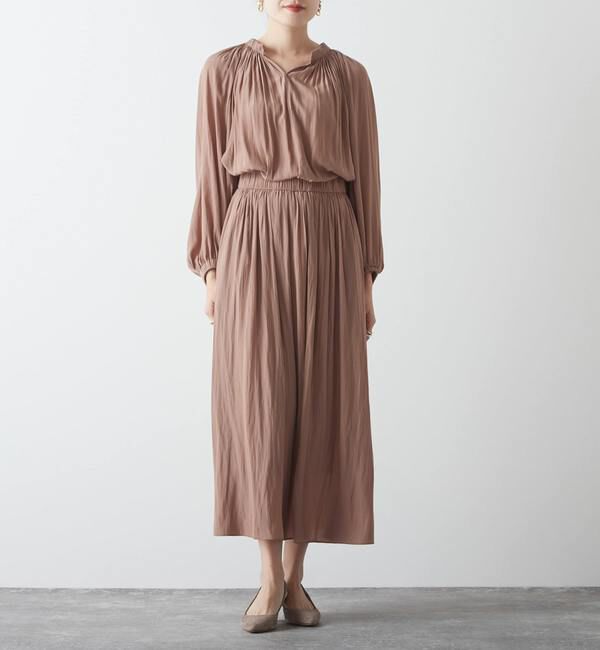 Liesse「ギャザーネックブラウス」|シャツ・ブラウス|