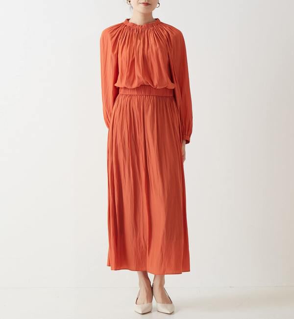 Liesse「ギャザーネックブラウス」|シャツ・ブラウス|