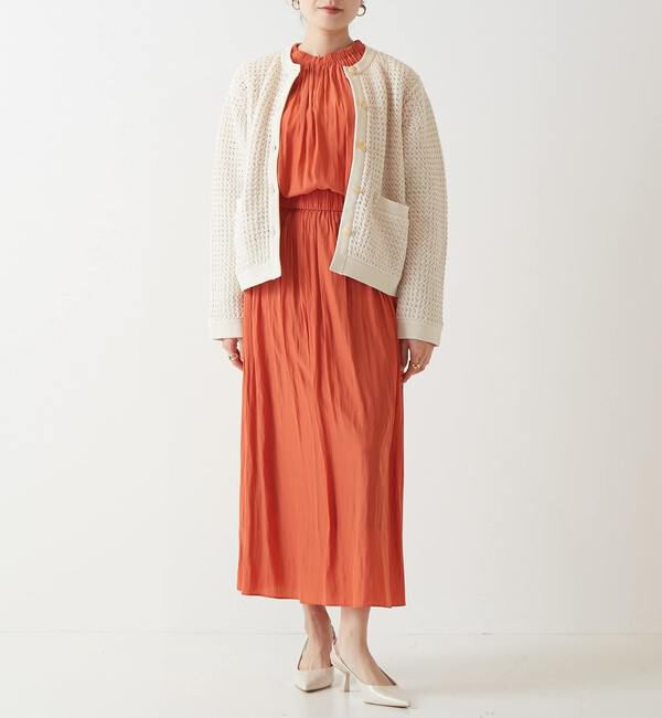 Liesse「ギャザーネックブラウス」|シャツ・ブラウス|