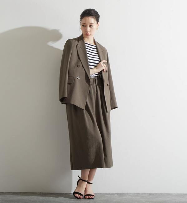 Liesse「ギャザーストレートスカート（セットアップ対応）」|スカート|