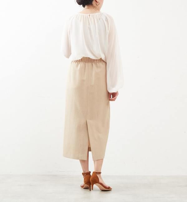 Liesse「ギャザーストレートスカート（セットアップ対応）」|スカート|