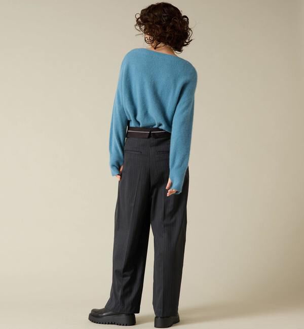 Liesse「フォックスウールボートネックニット」|ニット・セーター|