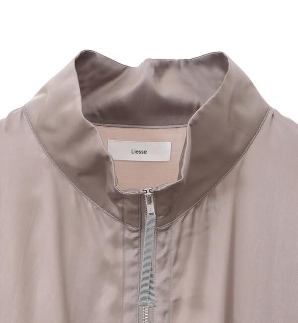 Liesse「サテンジップブルゾン」|その他|