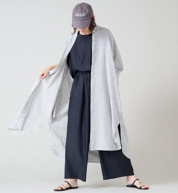 Liesse「リネンシャツワンピース」|ワンピース|