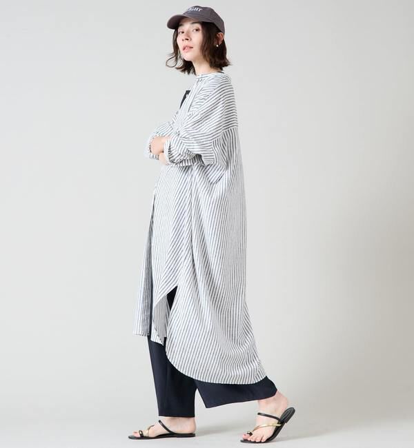 Liesse「リネンシャツワンピース」|ワンピース|