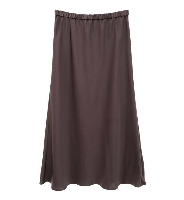 Liesse「《大草直子さん着用》バイアスナロースカート」|スカート|ブラウン