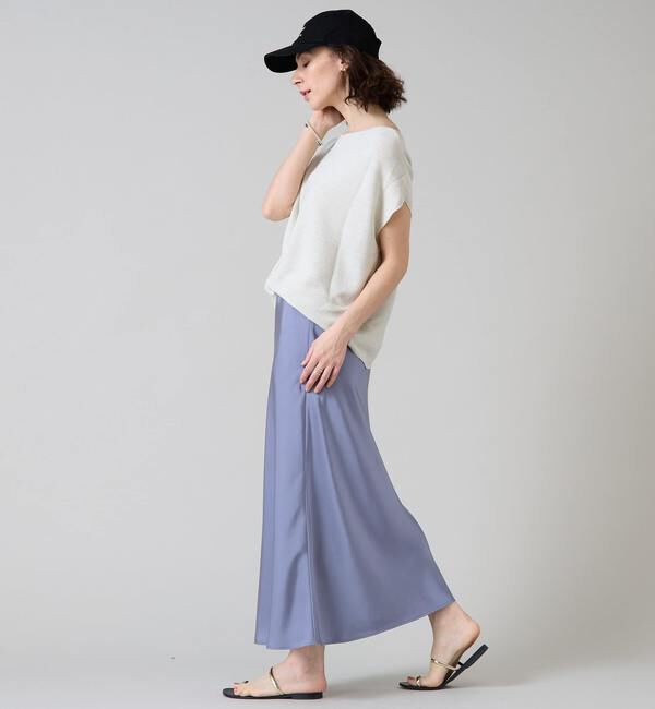 Liesse「《大草直子さん着用》バイアスナロースカート」|スカート|