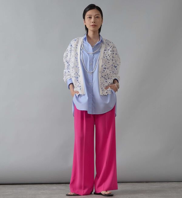 Liesse「レースニットカーディガン」|カーディガン|