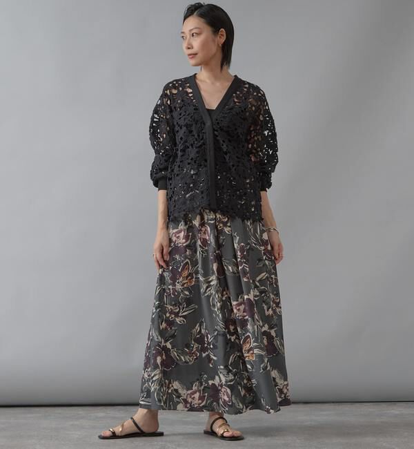 Liesse「レースニットカーディガン」|カーディガン|