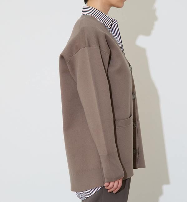 Liesse「バックメッセージカーディガン」|カーディガン|