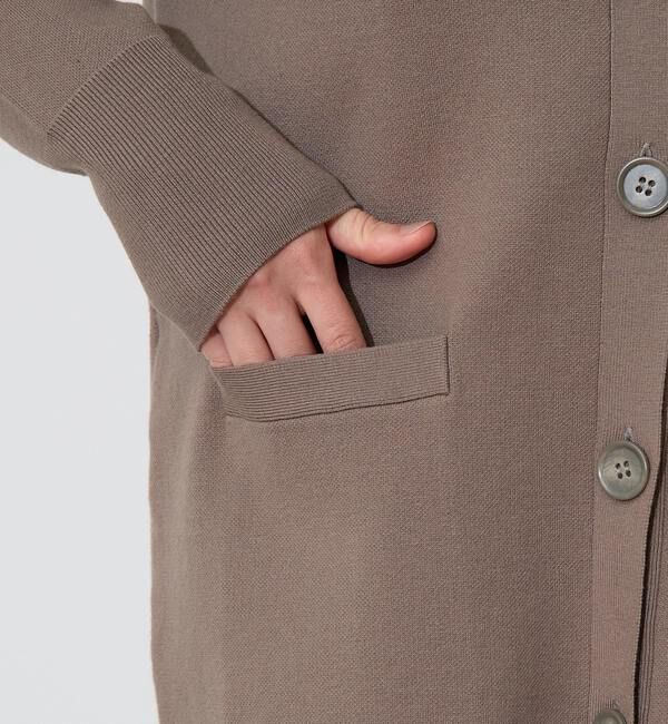 Liesse「バックメッセージカーディガン」|カーディガン|