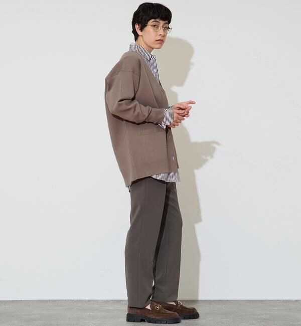 Liesse「バックメッセージカーディガン」|カーディガン|