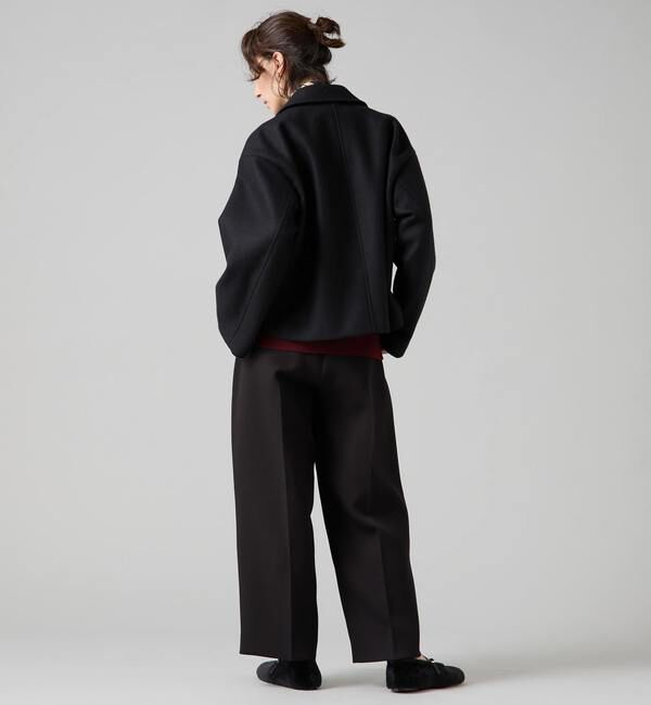 Liesse「ショート丈ウールブルゾン」|ブルゾン・スタジャン|