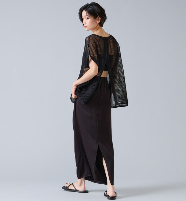 Liesse「マルチウェイメッシュスリッニット」|ニット・セーター|