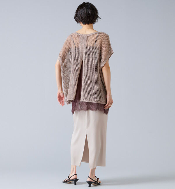 Liesse「マルチウェイメッシュスリッニット」|ニット・セーター|