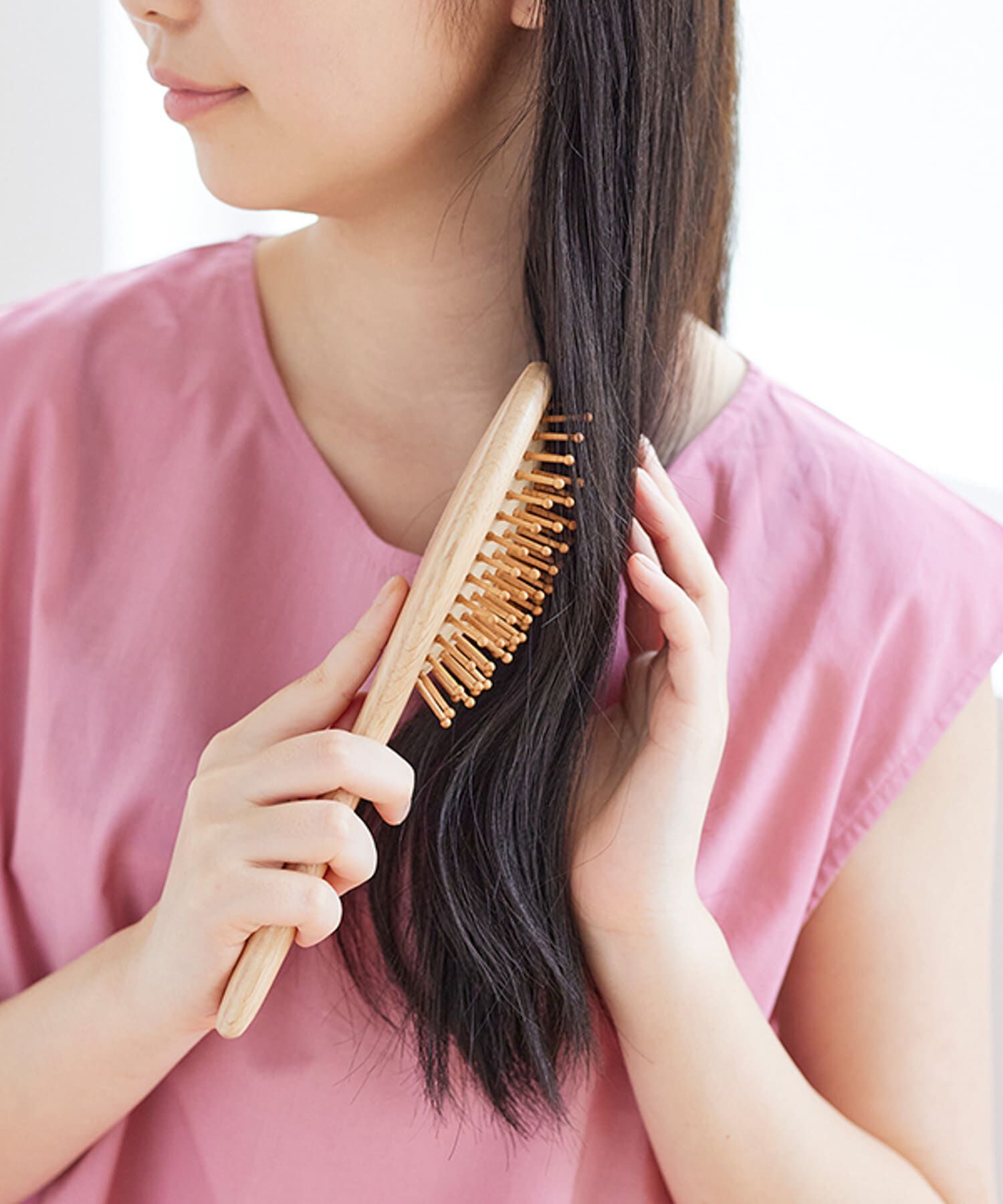 URBAN RESEARCH DOORS「shesay　オーク材のウッドピンブラシ」|その他|