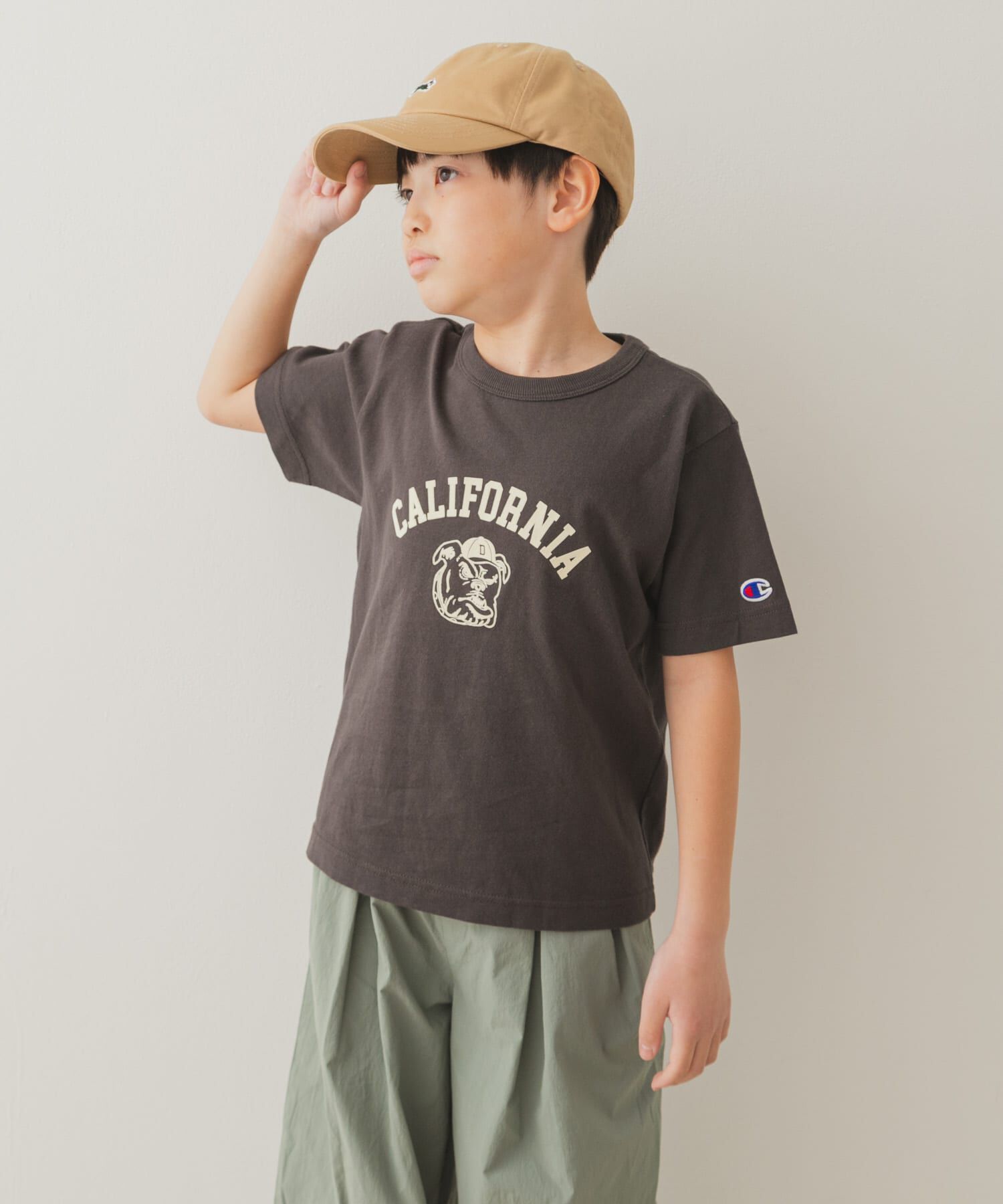 URBAN RESEARCH DOORS「『別注』Champion&times;DOORS　BULLDOG Tシャツ(KIDS)」|その他|