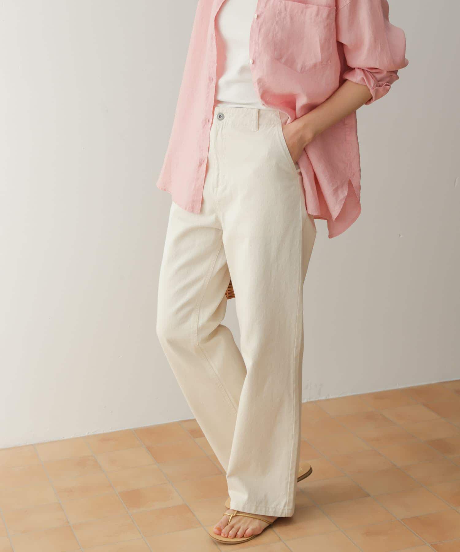 URBAN RESEARCH DOORS「デニムワイドパンツ」|デニム|