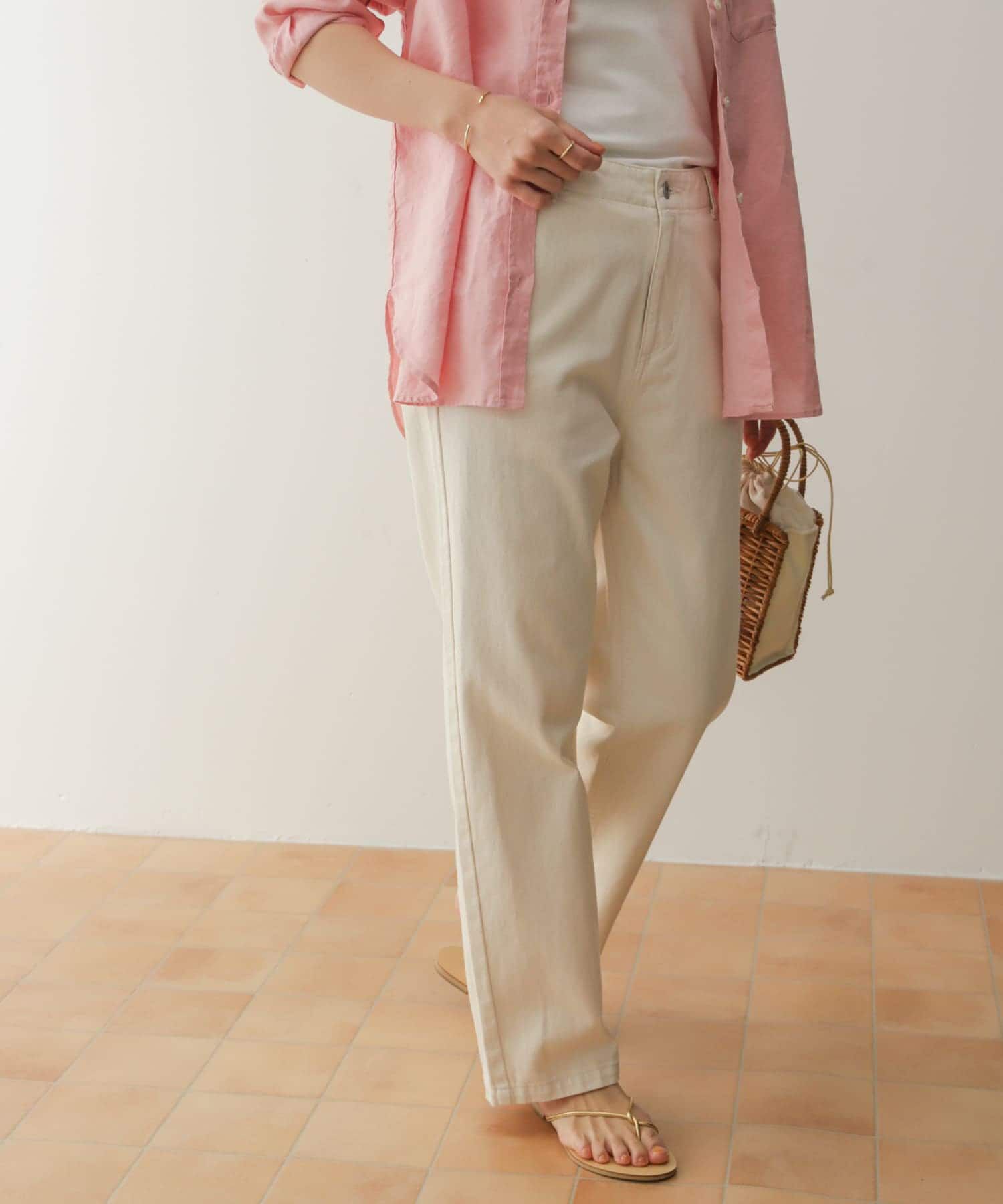 URBAN RESEARCH DOORS「デニムワイドパンツ」|デニム|