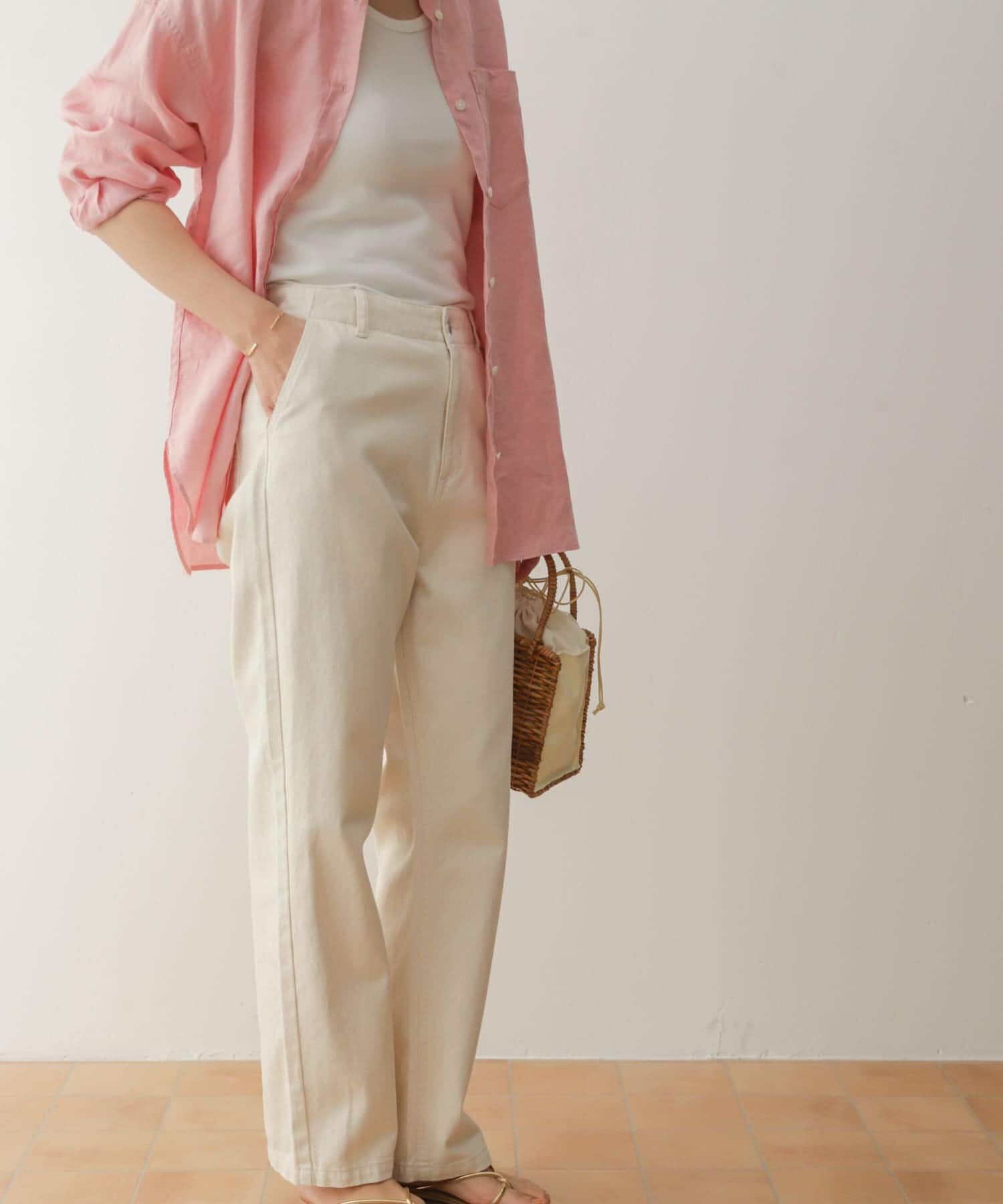 URBAN RESEARCH DOORS「デニムワイドパンツ」|デニム|