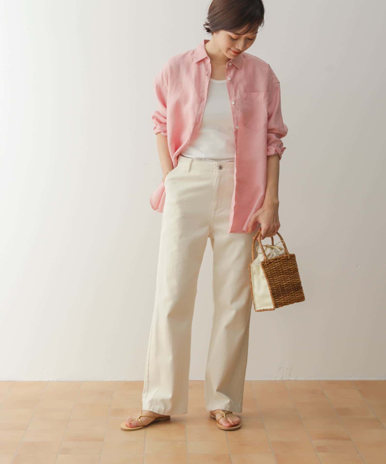 URBAN RESEARCH DOORS「デニムワイドパンツ」|デニム|