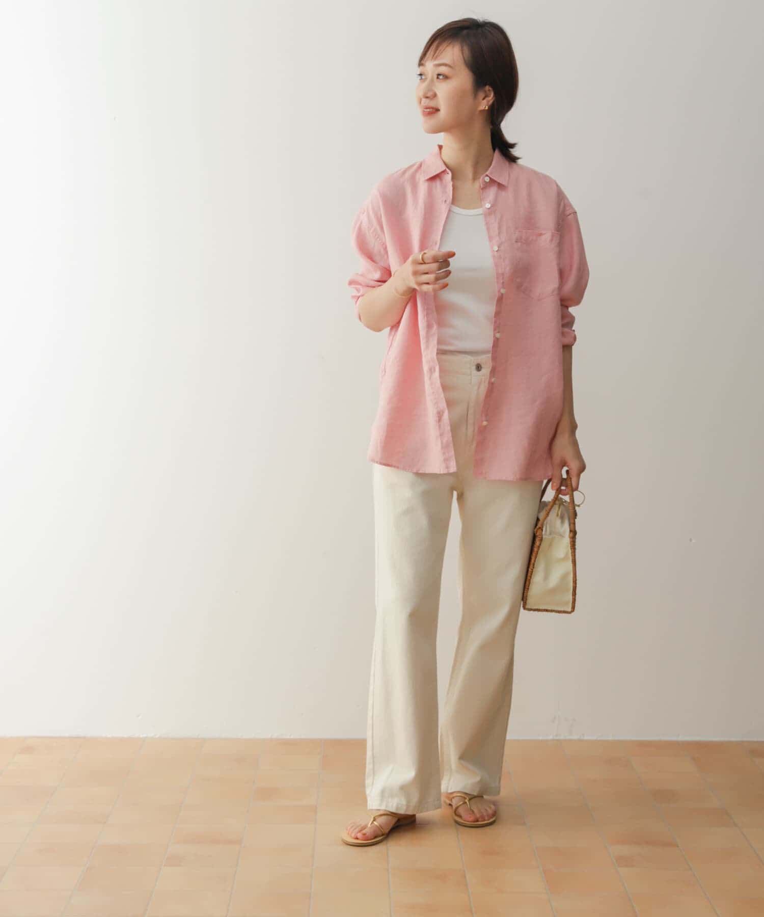 URBAN RESEARCH DOORS「デニムワイドパンツ」|デニム|