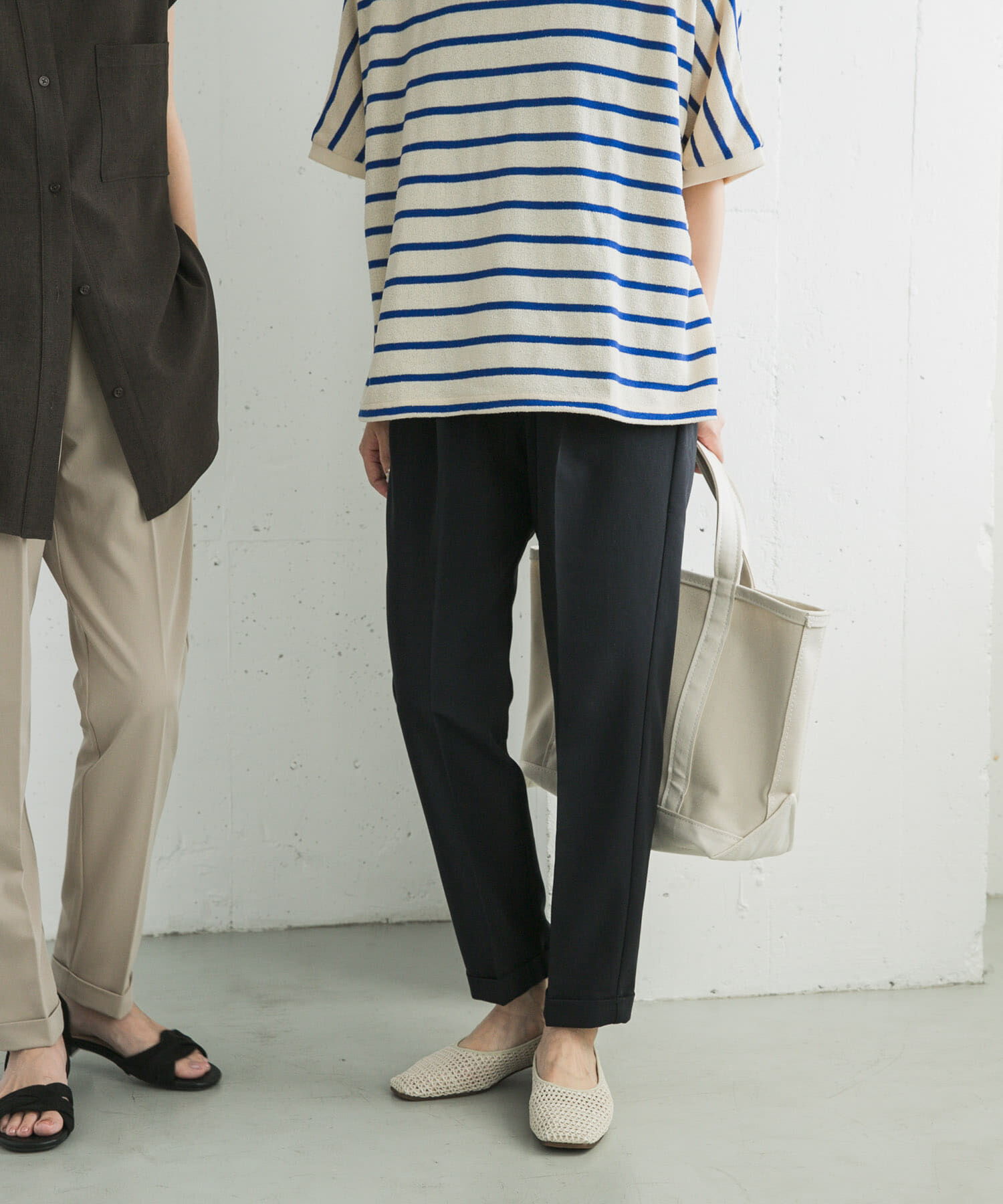 URBAN RESEARCH DOORS「『3サイズ展開』ストレッチテーパードイージーパンツ」|その他|