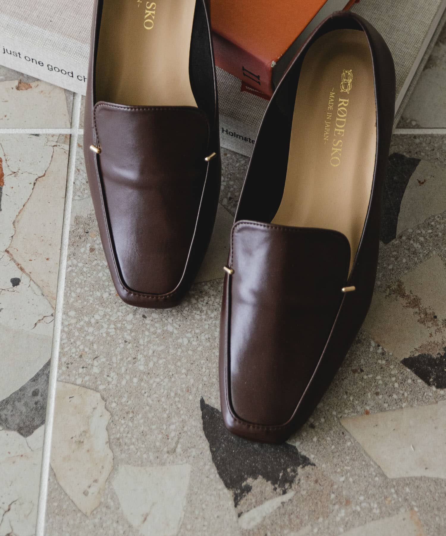 RODE SKO「『MADE IN JAPAN』スクエアトゥプチメタルローファー」|ローファー|