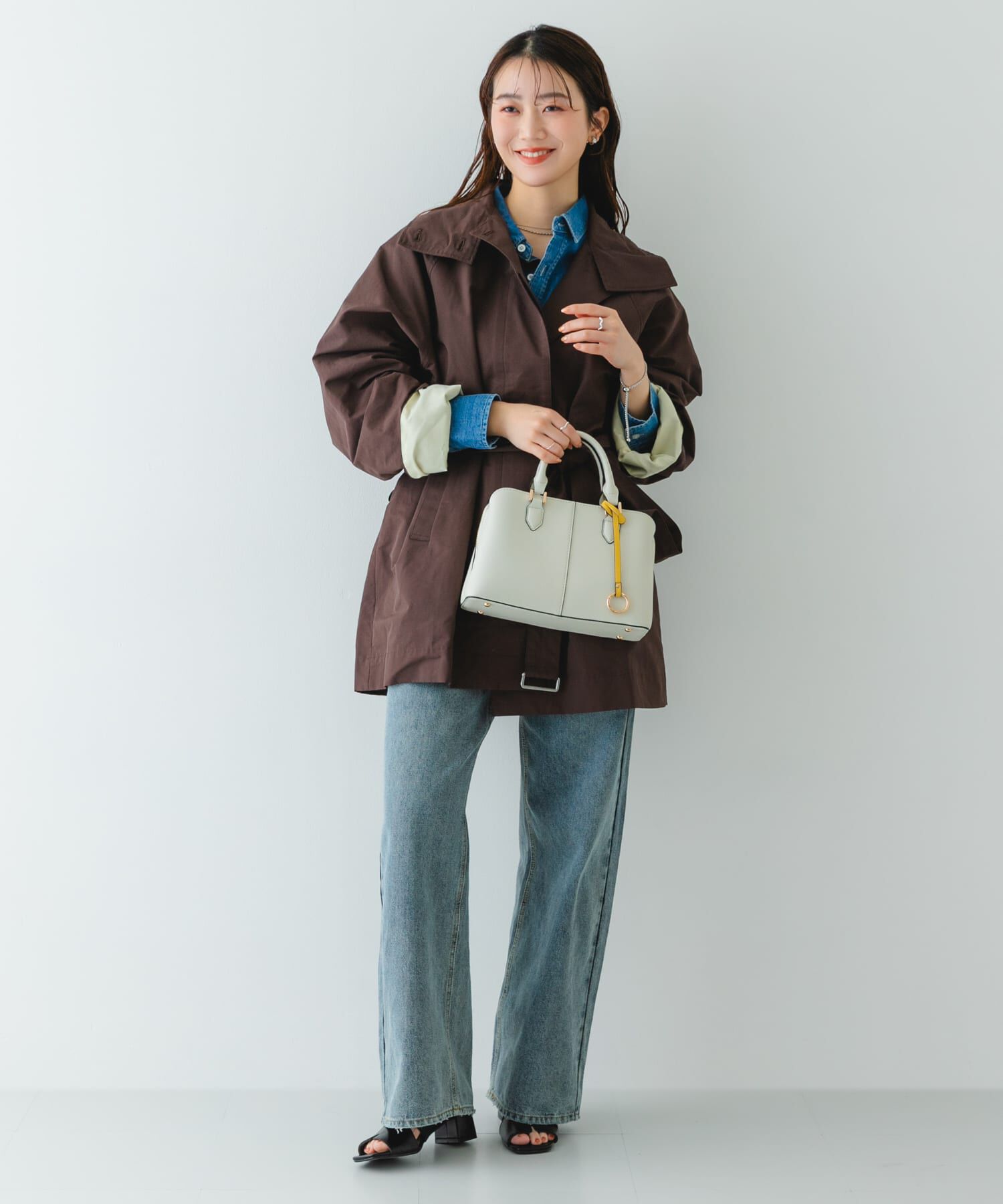 RODE SKO「センターステッチハンドバッグ」|ハンドバッグ|