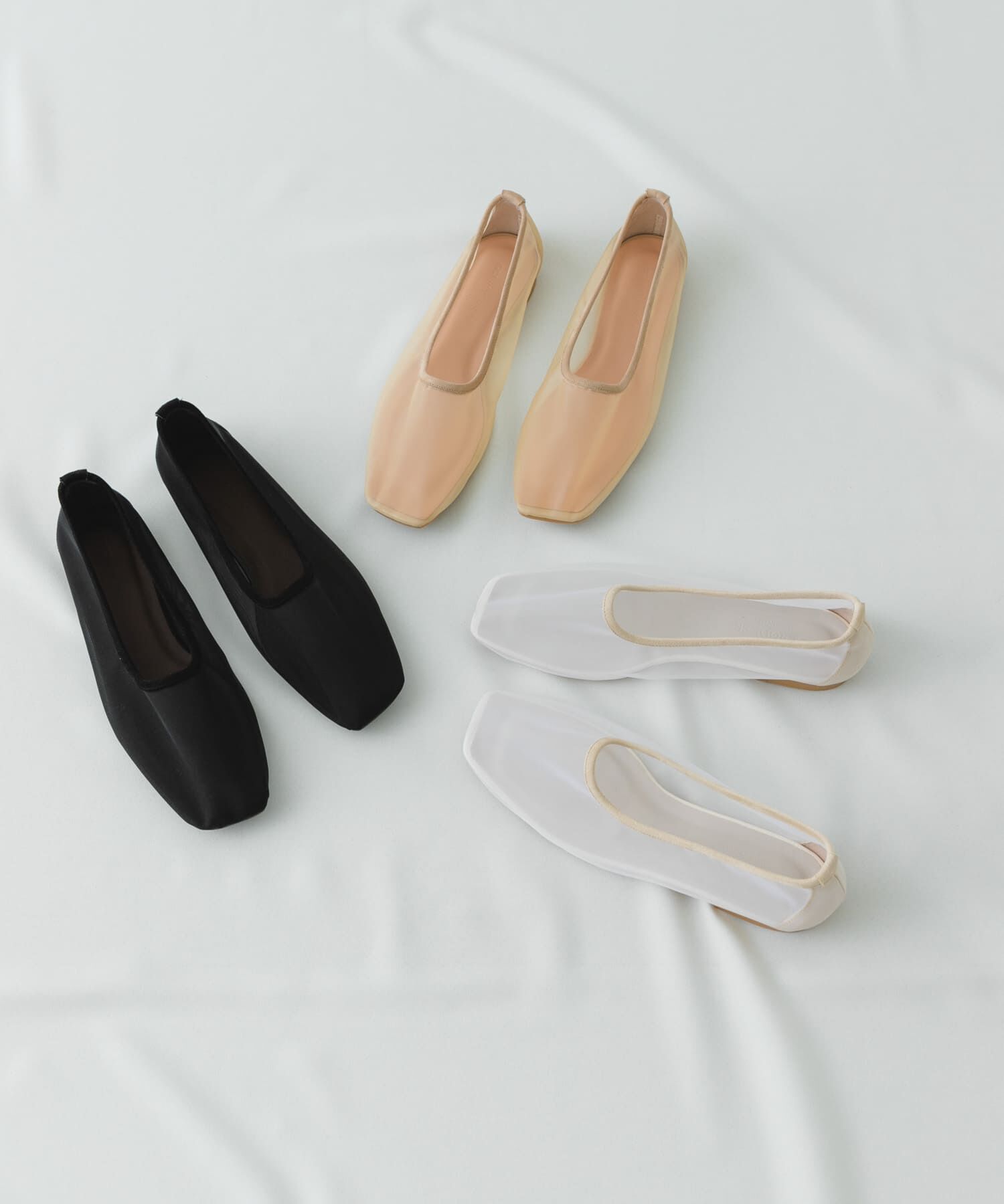 RODE SKO「『MADE IN JAPAN』シアーフラットシューズ」|バレエシューズ|