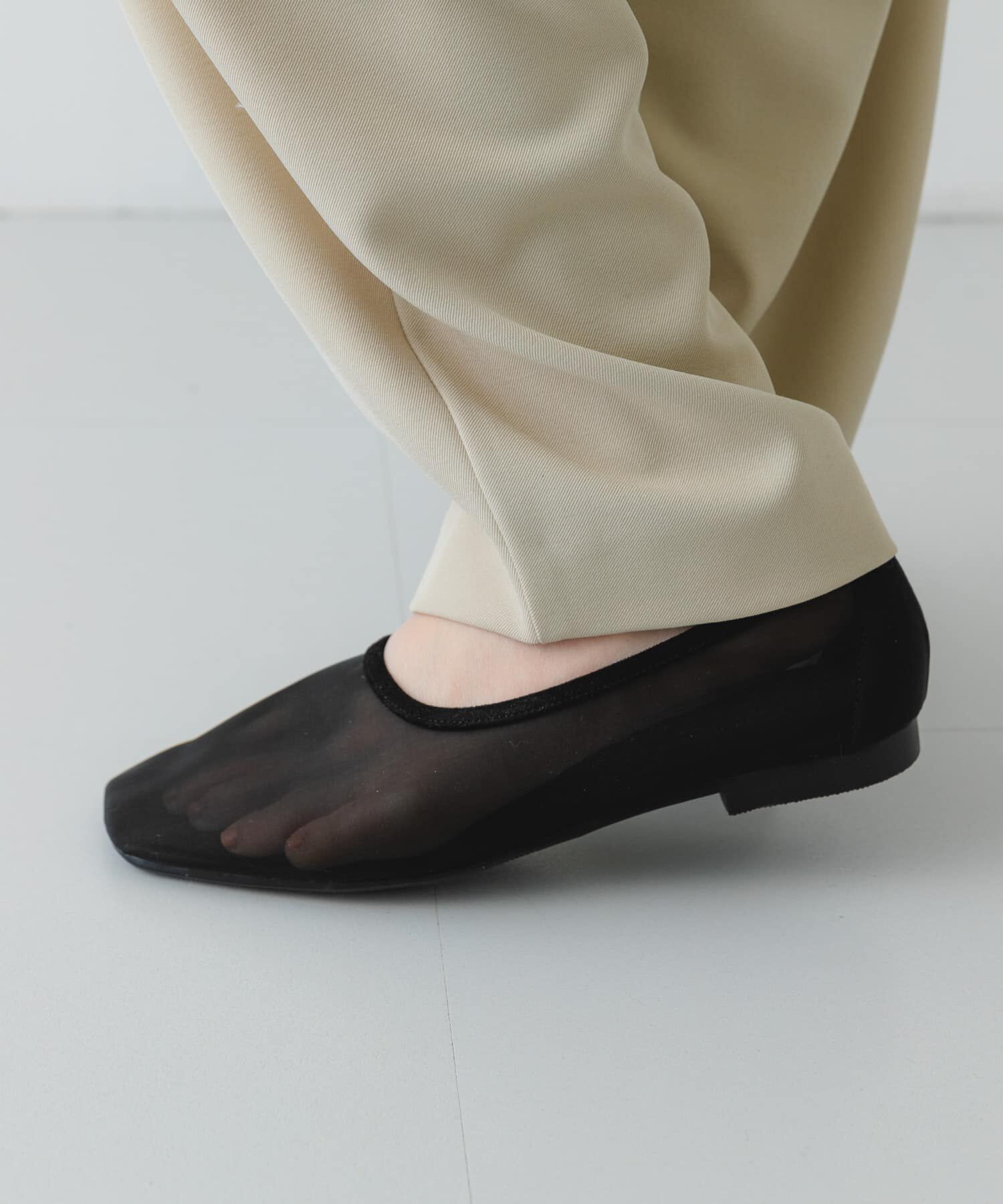 RODE SKO「『MADE IN JAPAN』シアーフラットシューズ」|バレエシューズ|
