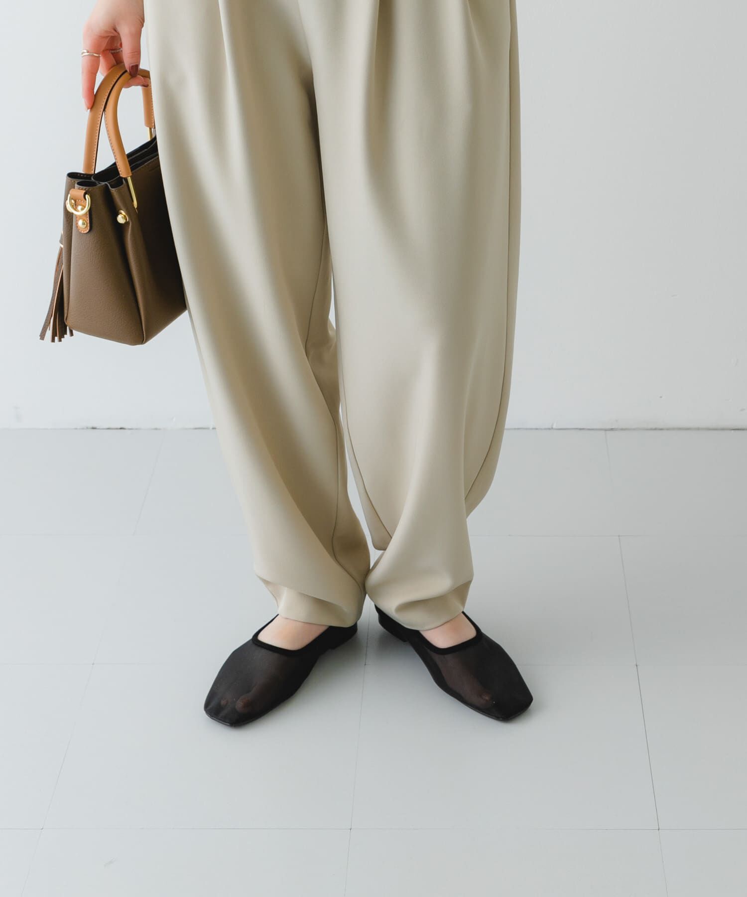 RODE SKO「『MADE IN JAPAN』シアーフラットシューズ」|バレエシューズ|