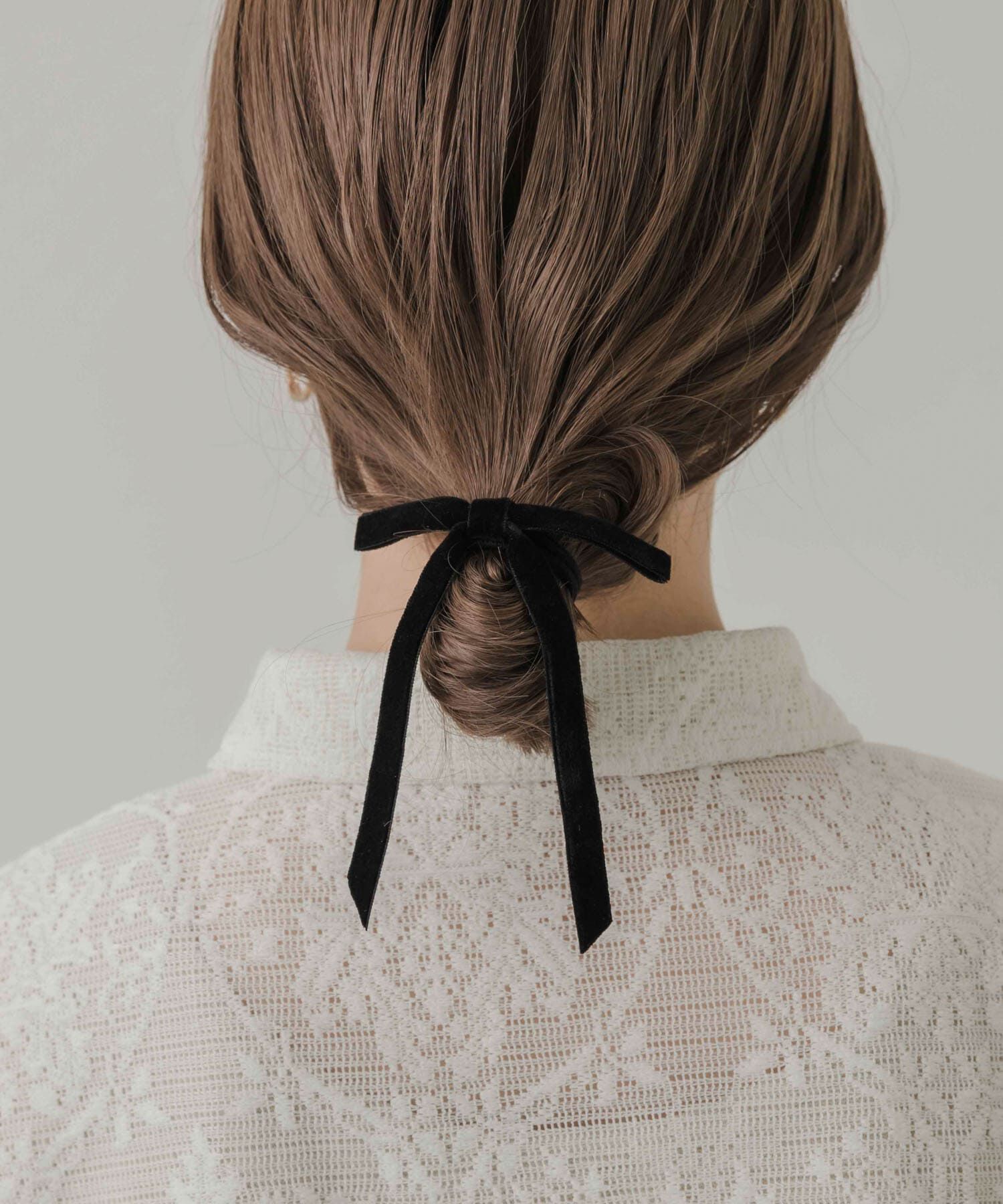 SMELLY「ベロアリボンポニー」|ヘアゴム・シュシュ|