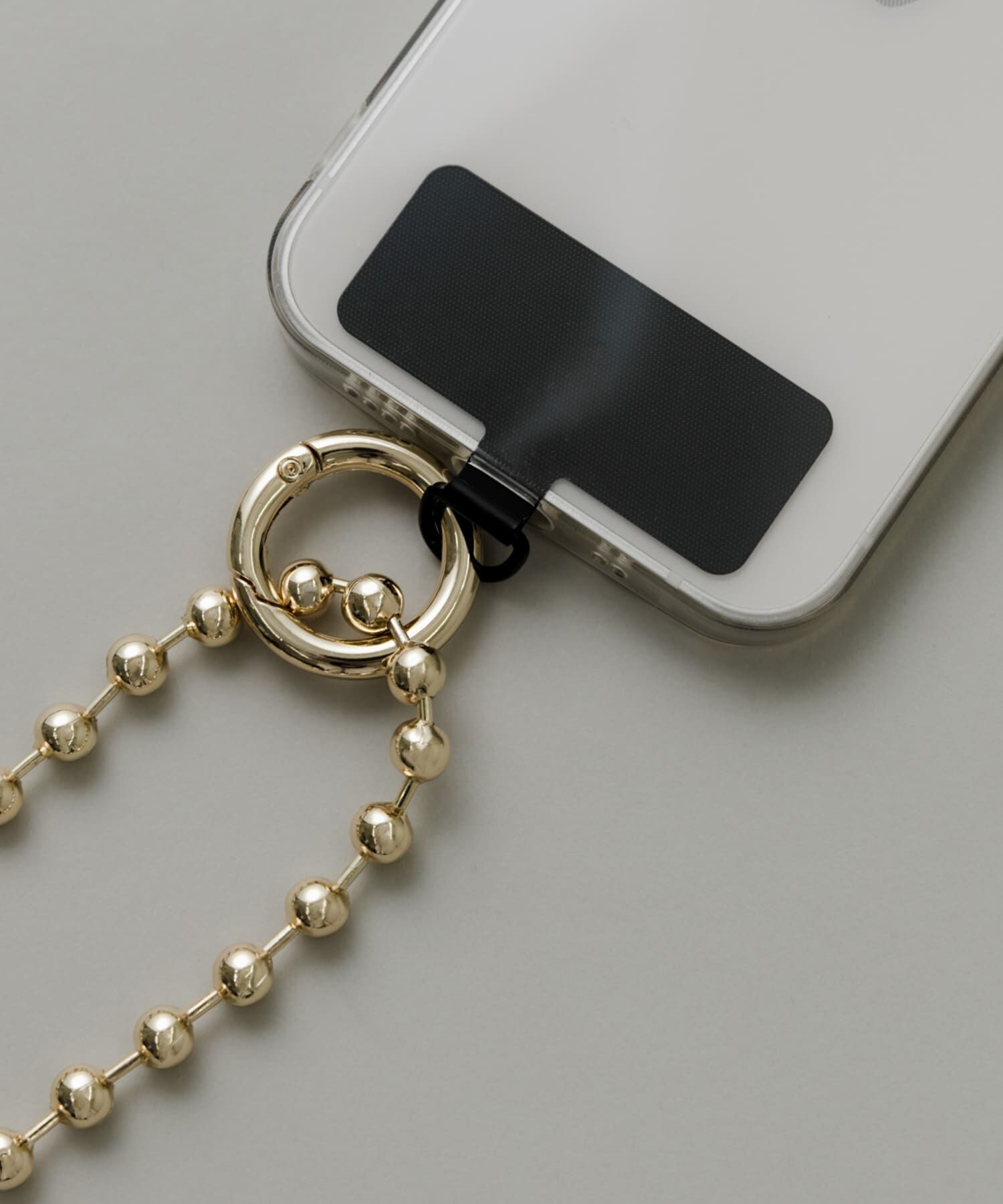 SMELLY「『WEB/一部店舗限定』ステンレススマホプレート」|モバイルケース|ブラック